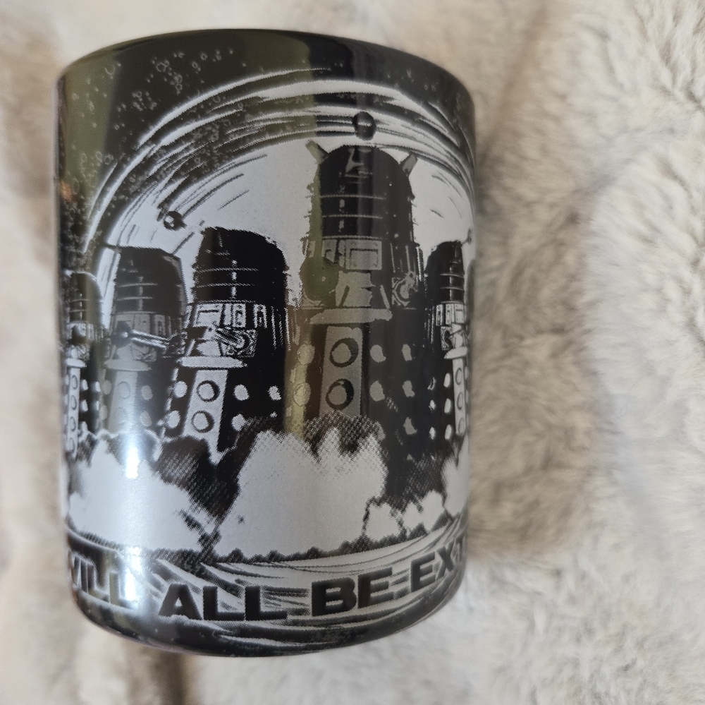 Black and White Dalek Mug